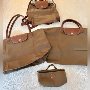 Longchamp Le Pliage set